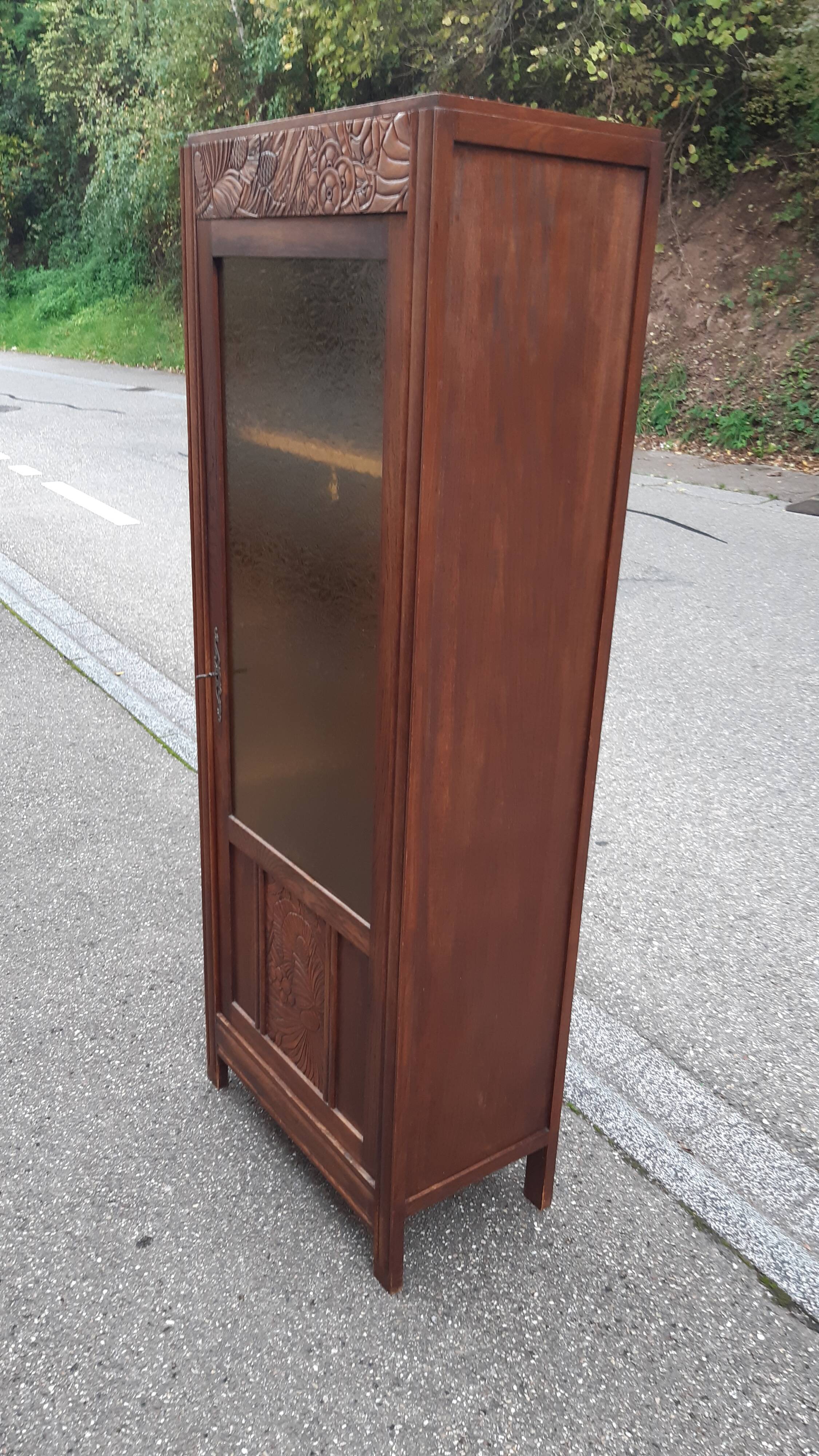 Art Deco glass wardrobe