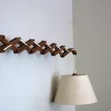 Eric Hansen for Le Klint scissor articulated wall light, Denmark 1960s