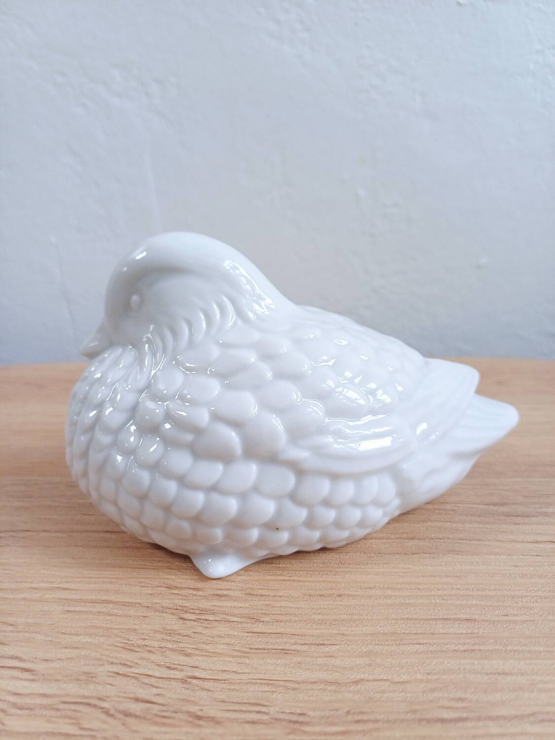 Pair of porcelain mandarin ducks John Jenkins