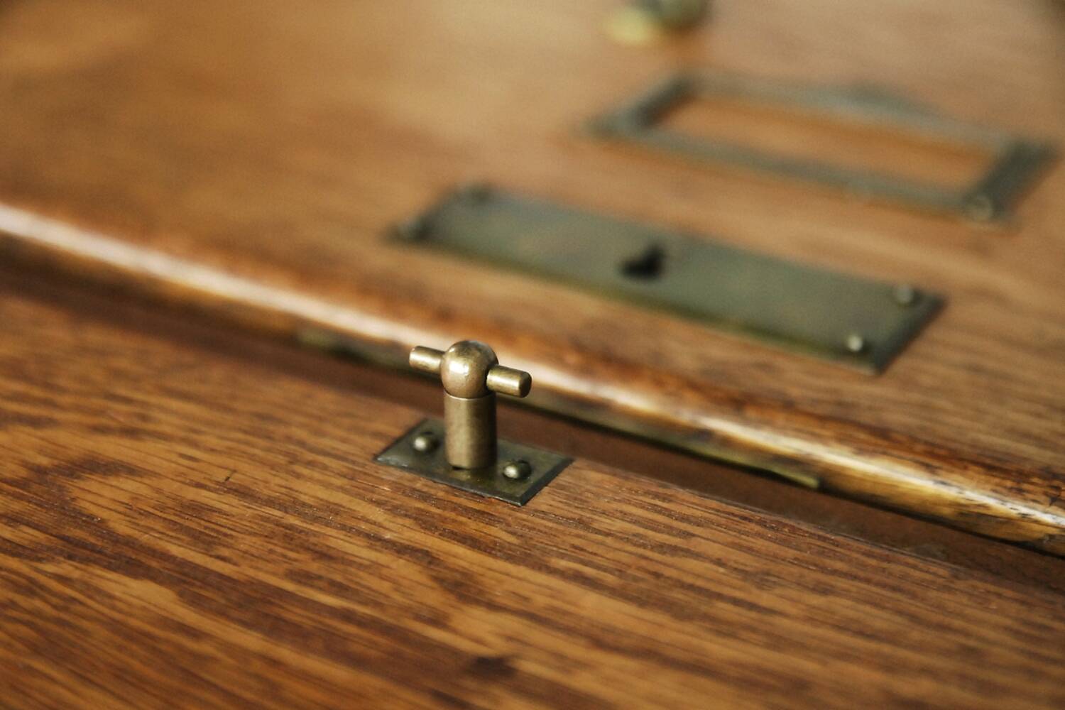 Vintage Industrial English Oak Filing Cabinet with Drawers, 1920s