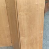 Screen 4 ventaux in elm veneer year 40-50