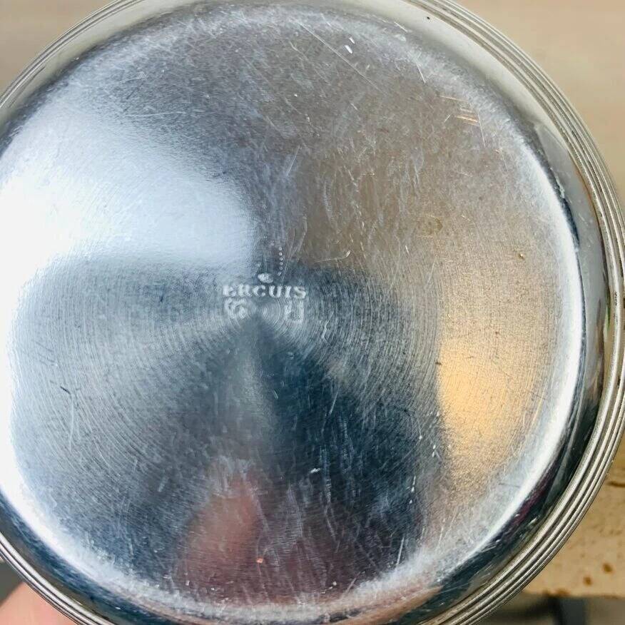 Ercuis silver-plated catchall, vintage