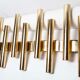 Lot of 4 golden wall lamps