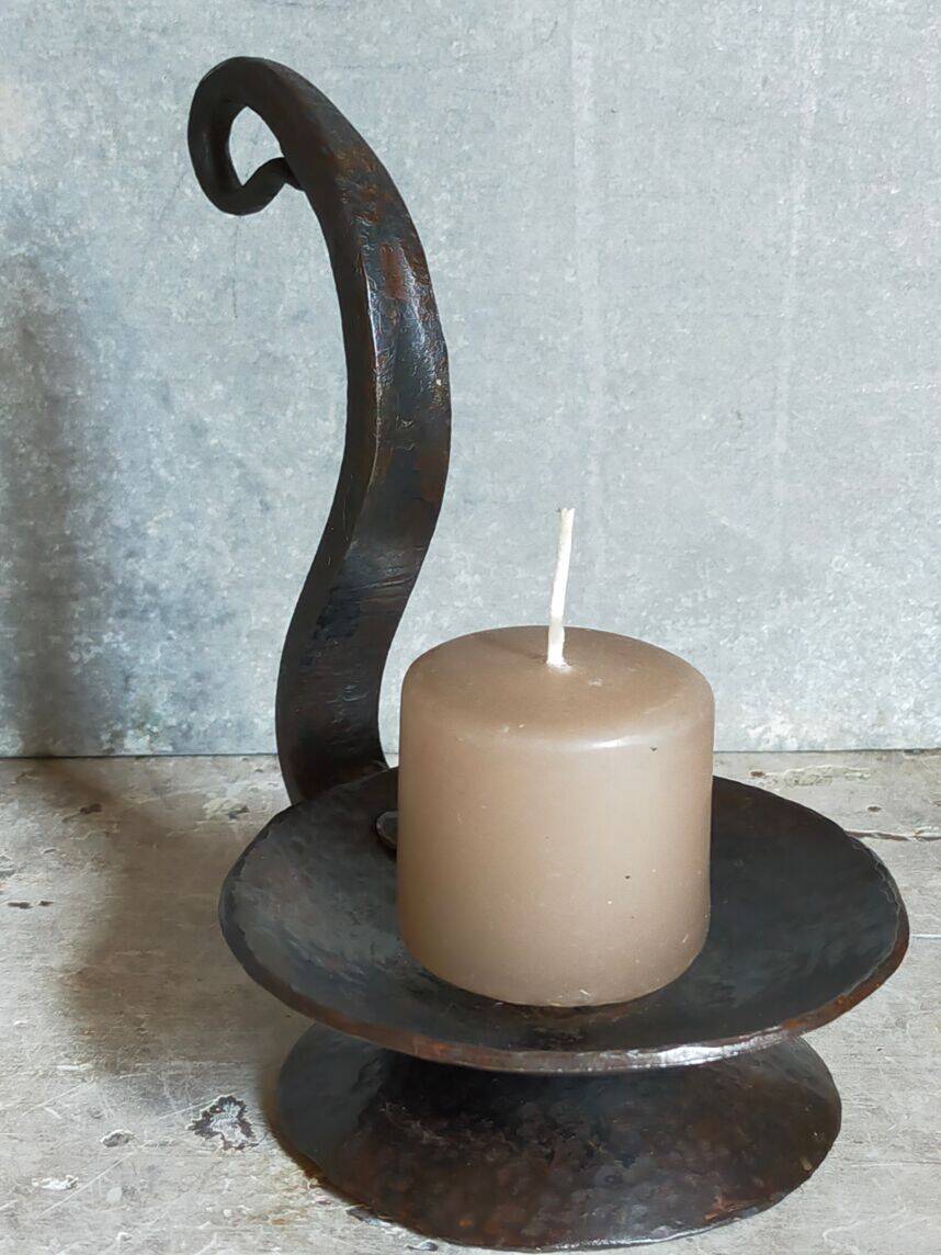Brutalist candle holder from the 50s