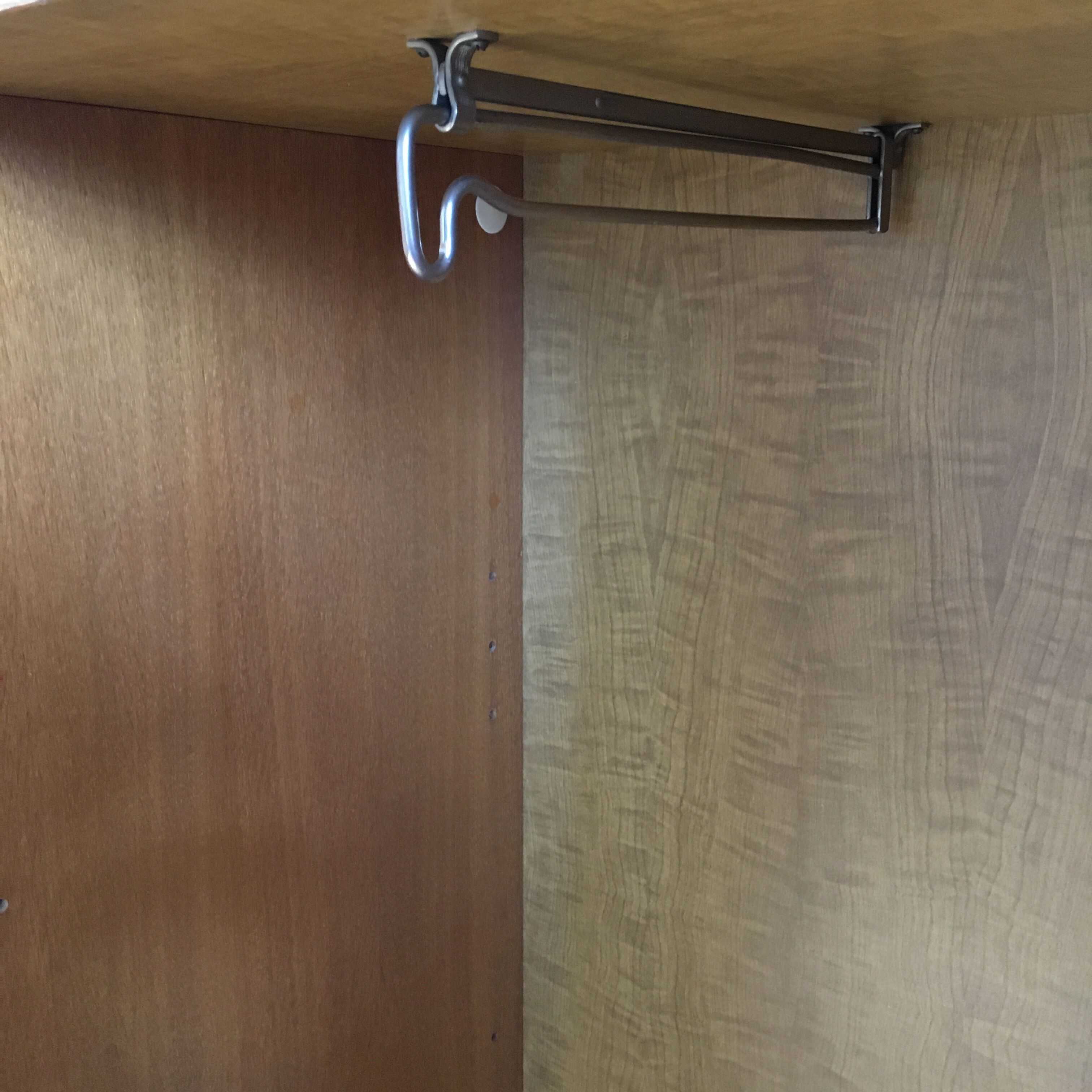 Wood and rattan cabinet