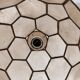 Suspension lampshade mother-of-pearl