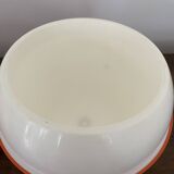 Vintage orange bucket in the shape of a FASYL bowling ball, diameter 18 cm
