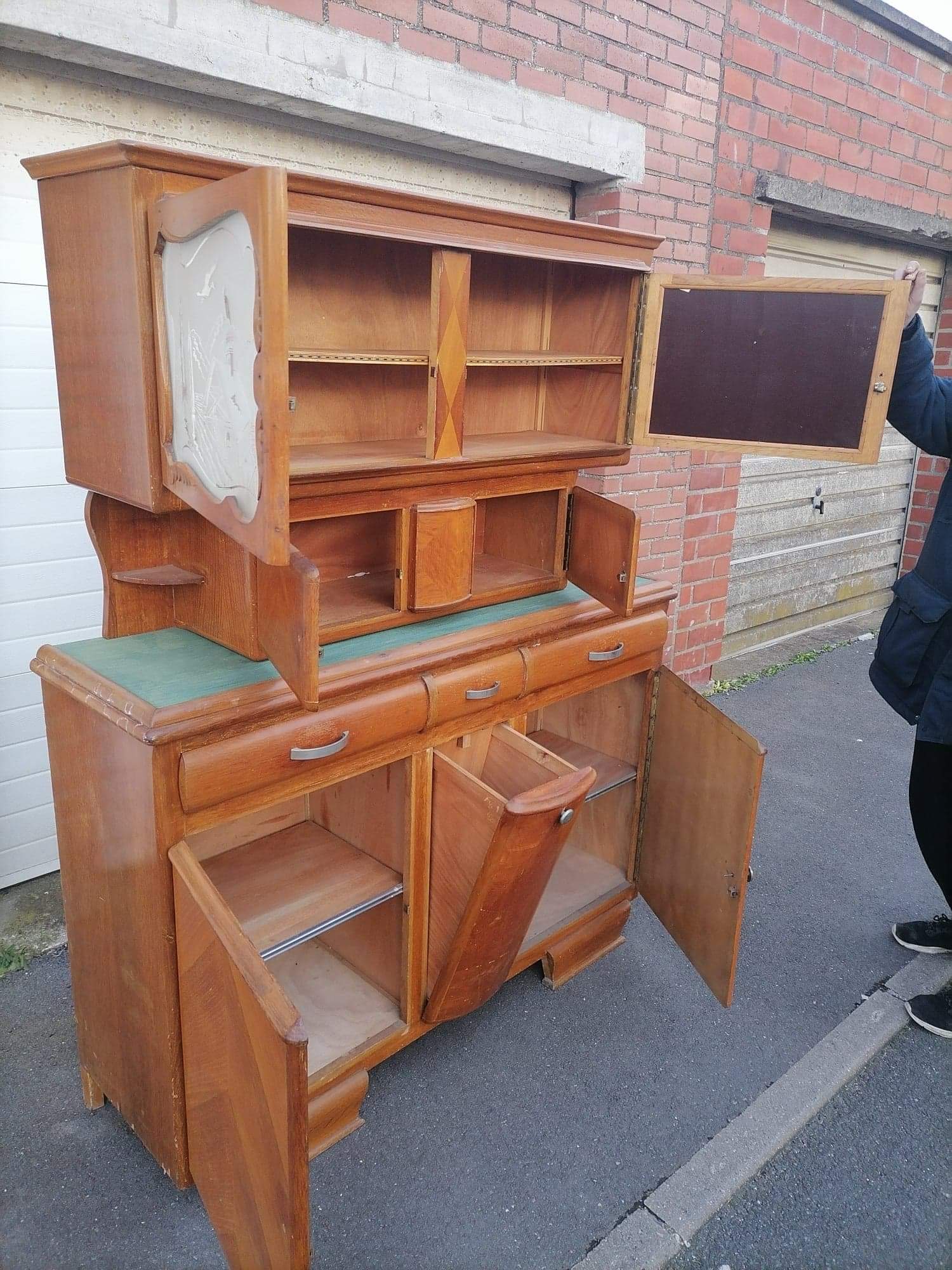 Bahut furniture Buffet mado vintage 1950