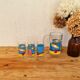 Vintage Palluy pitcher and glasses seaside spirit
