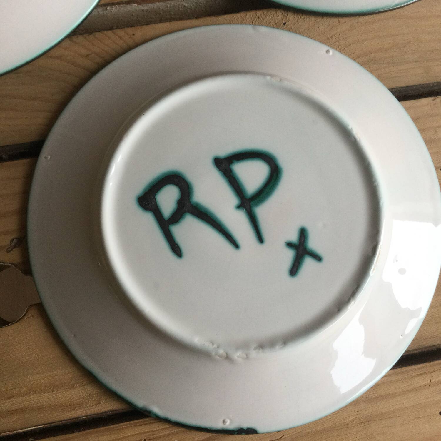 3 plates Robert Picault Vallauris