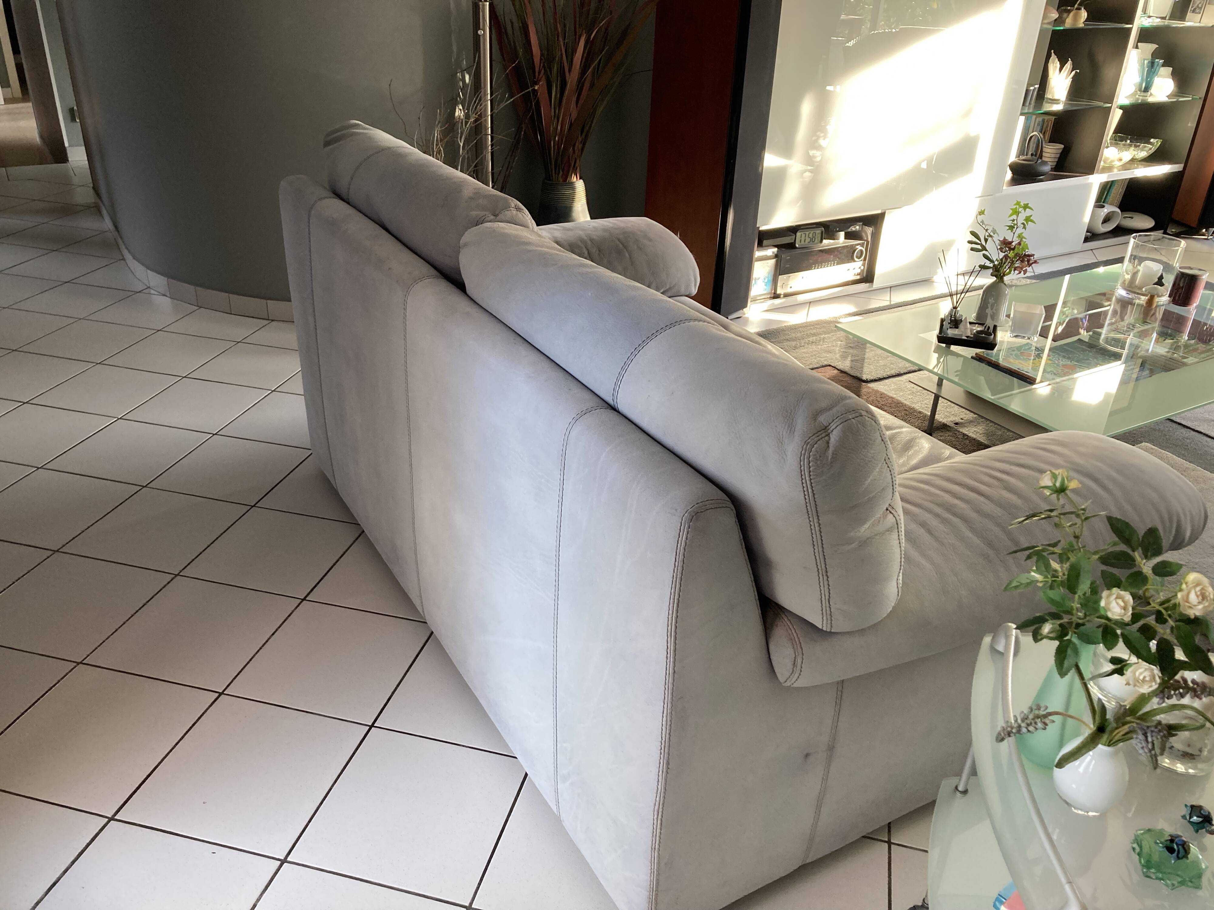 Ligne Roset 2-seater sofas in nubuck leather