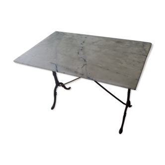 Marble tray bistro table