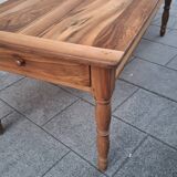 Walnut farmhouse table