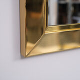 Brass mirror 1970 italy