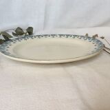 Round dish Terre de Fer navy blue L G model Doullens