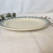 Round dish Terre de Fer navy blue L G model Doullens