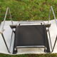 Wassilly chair in black and chrome leather byMarcel Breuer