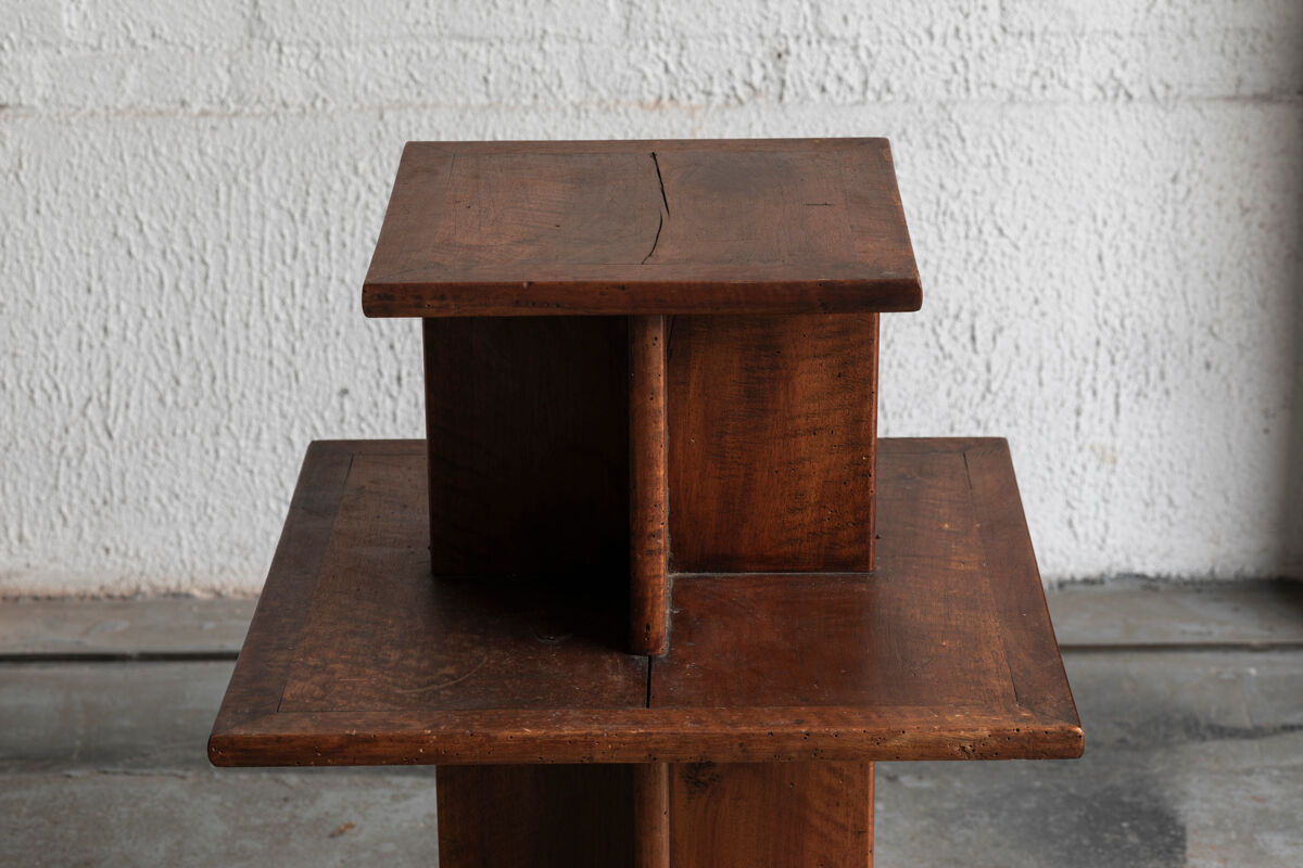 Pied de stalle, display side table in art deco style, France, 1940s