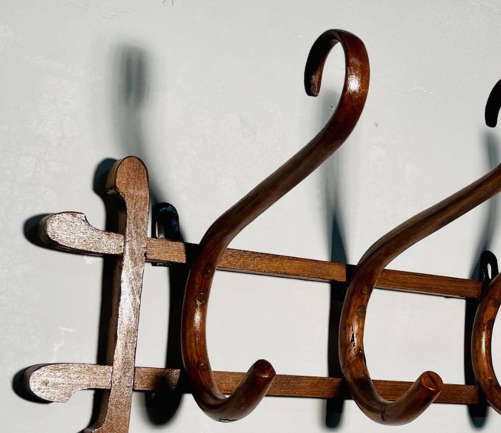 Portemanteau mural Thonet, Vienne, fin XIXème