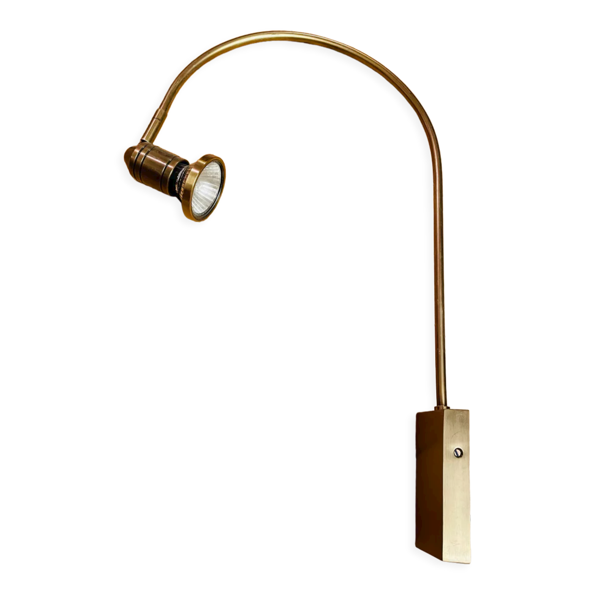 Wall sconces swivel head brass copper