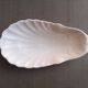 Empty pocket / white glazed ceramic soap holder - Early 20th century