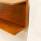 Mid-Century Modern Teak wall-mounted shelf by Walter Wirz for Wilhelm Renz, 200cm, 1960s