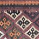 Kilim ancien persan ghashghai tissé main 131x246 cm