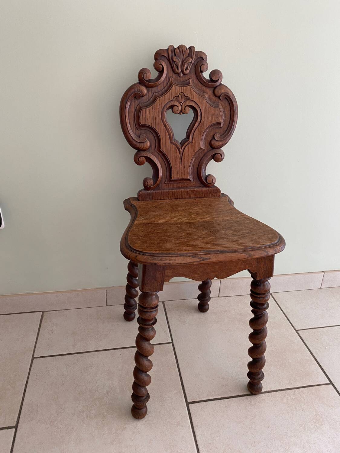 Vintage brutalist chair