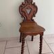 Vintage brutalist chair