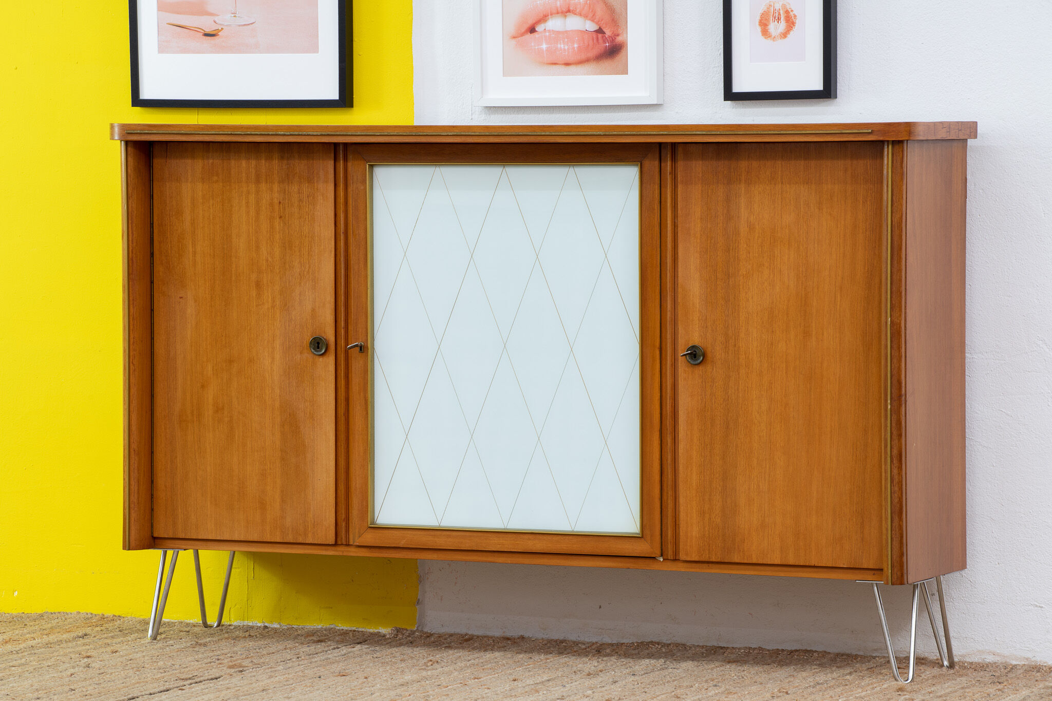 Vintage Scandinavian sideboard – 179 cm