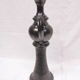 Grande aiguière / bougeoir, vase . céramique signée jean marais
