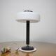 Mid-century rare black & white table lamp/ Napako, 1960's