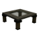 Large Maitland-Smith tessellated stone and brass coffee table 1980s