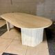 Travertine coffee table