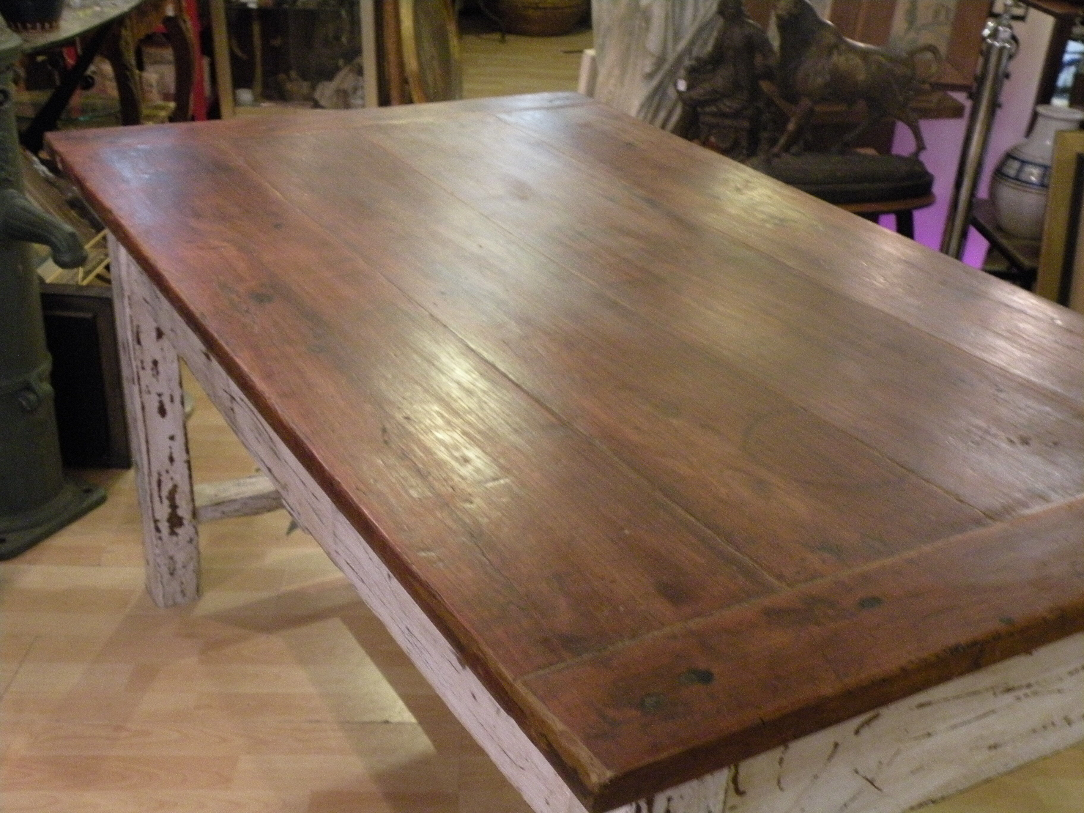 Farm table XIXth, in cherry