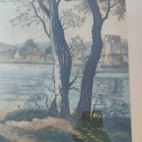 Pair of engravings by Francis Roth and Camilla Lucas 1936