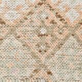 3x12 Turkish Cream & Brown Vintage Runner Rug, 79x366Cm