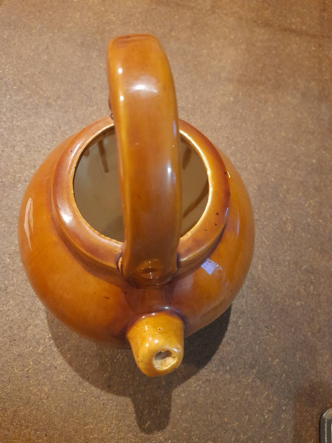 Glazed terracotta gargoulette