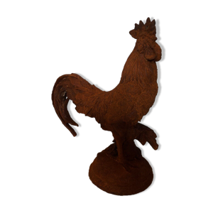 coq en fonte / décoration