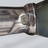 Art Deco Silver Salad Servers (Minerva Hallmark)