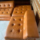Mah Jongde Roche Bobois vintage leather lounge