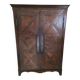 Antique solid oak wardrobe – late 18th / early 19th century – rustic