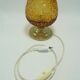 Amber glass lamp