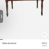 Pegged farm table