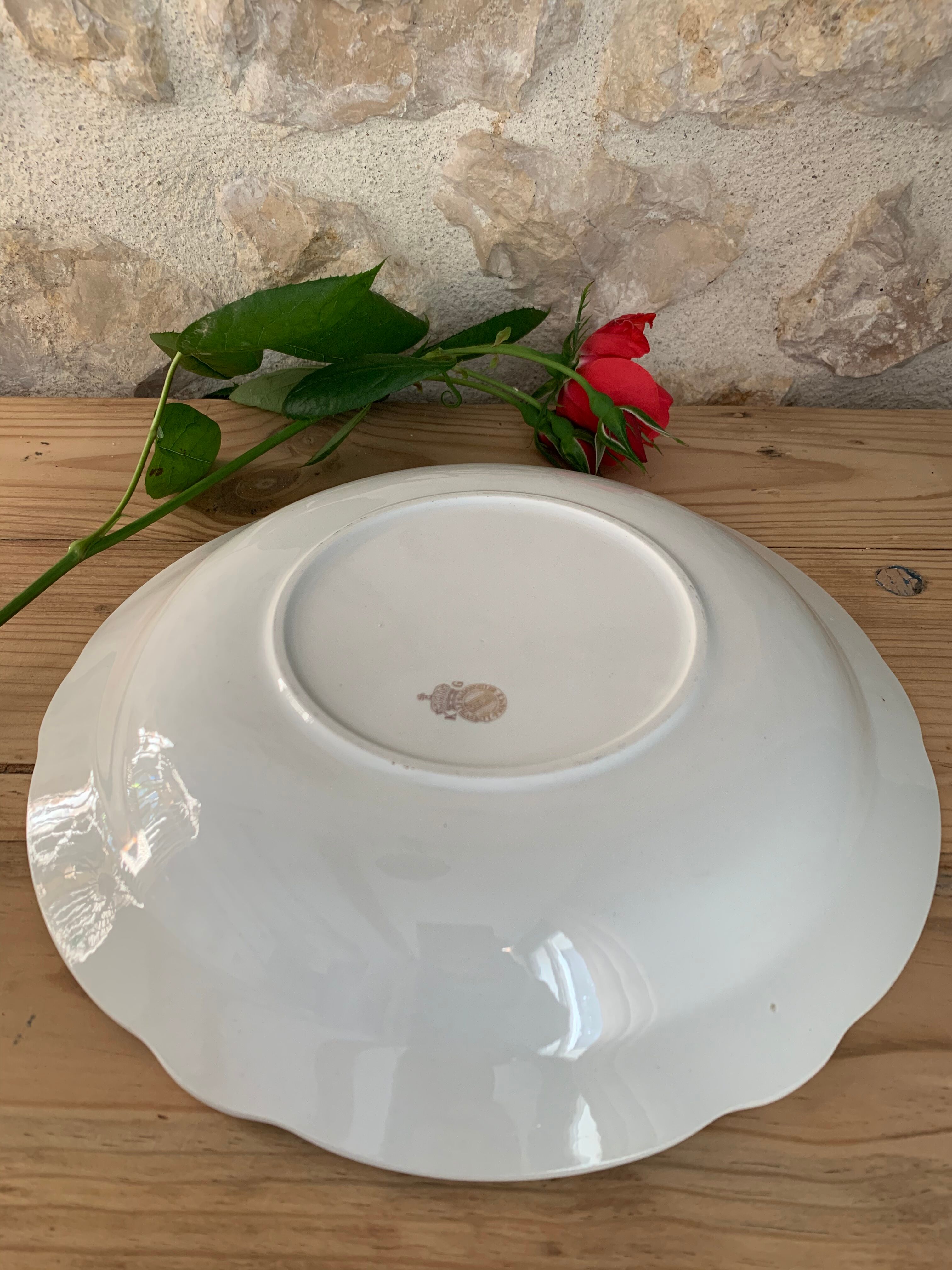 Hollow dish Lunéville Badonviller