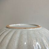 Enamelled earth godrons cup Vieux Moustiers 19th