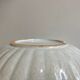 Enamelled earth godrons cup Vieux Moustiers 19th