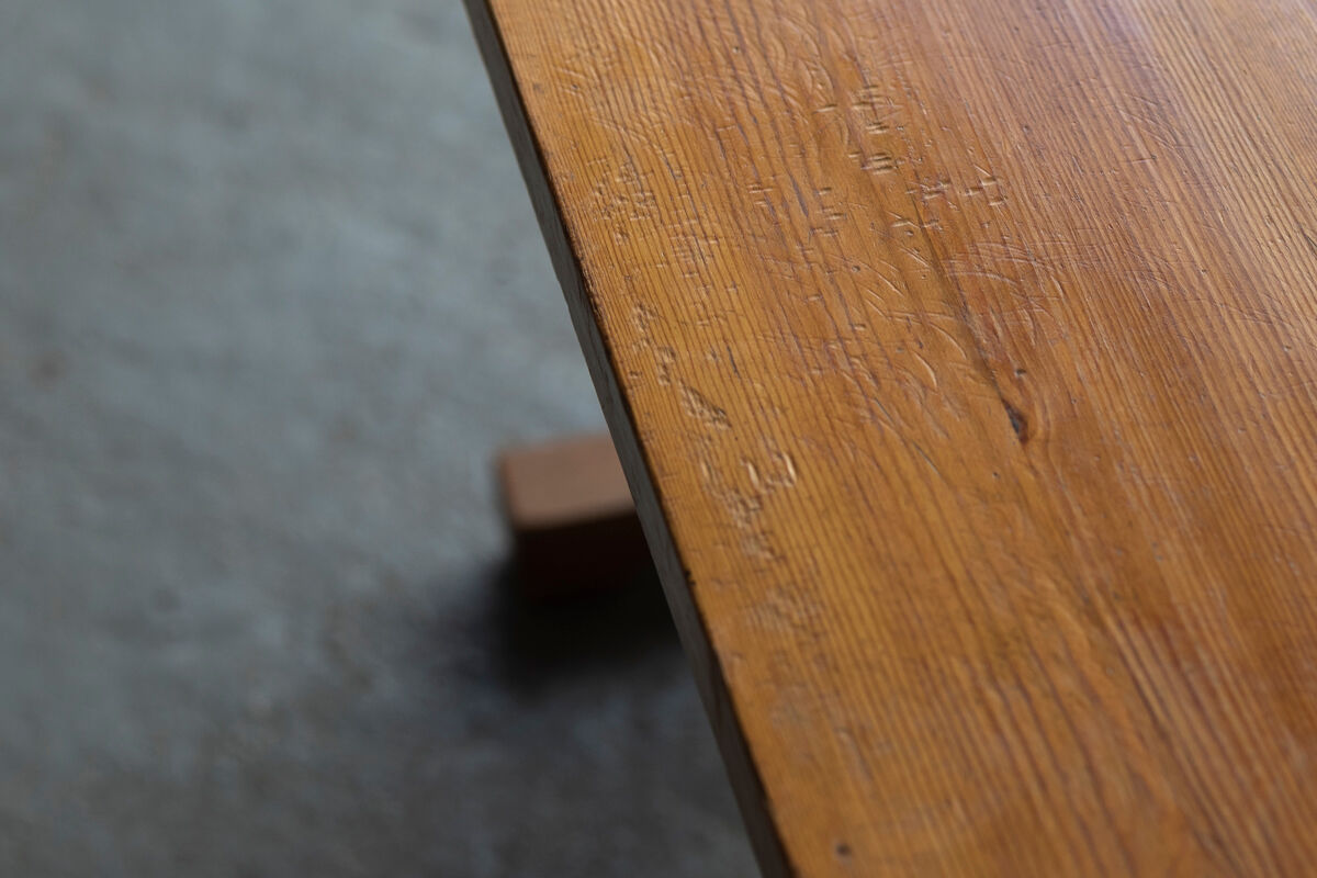 Dining set of 3 in solid oregon pine