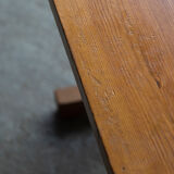 Dining set of 3 in solid oregon pine