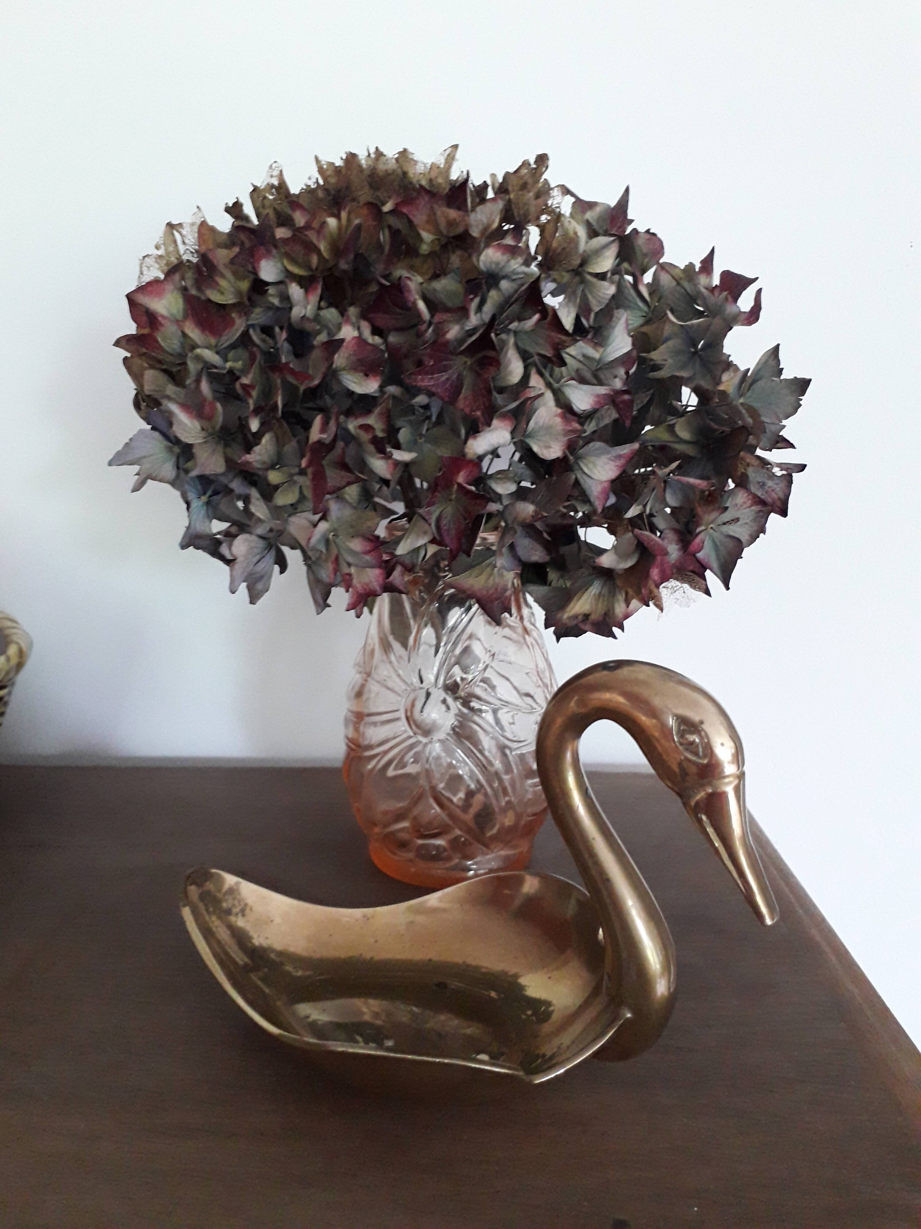 Brass swan